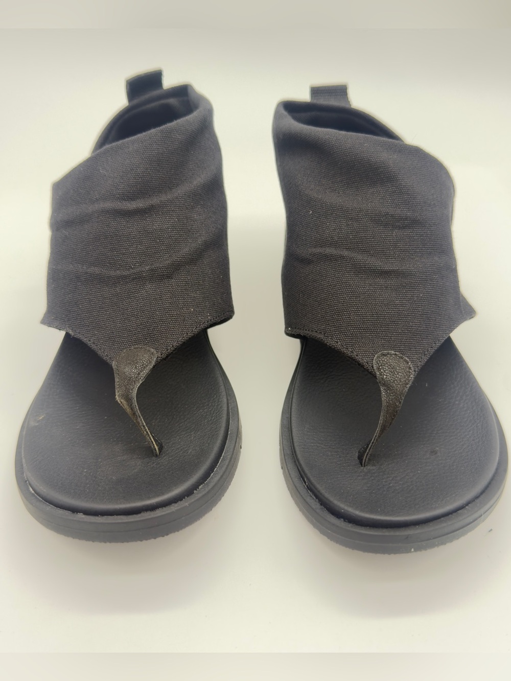 MIA Black Canvas Olivina Sandals